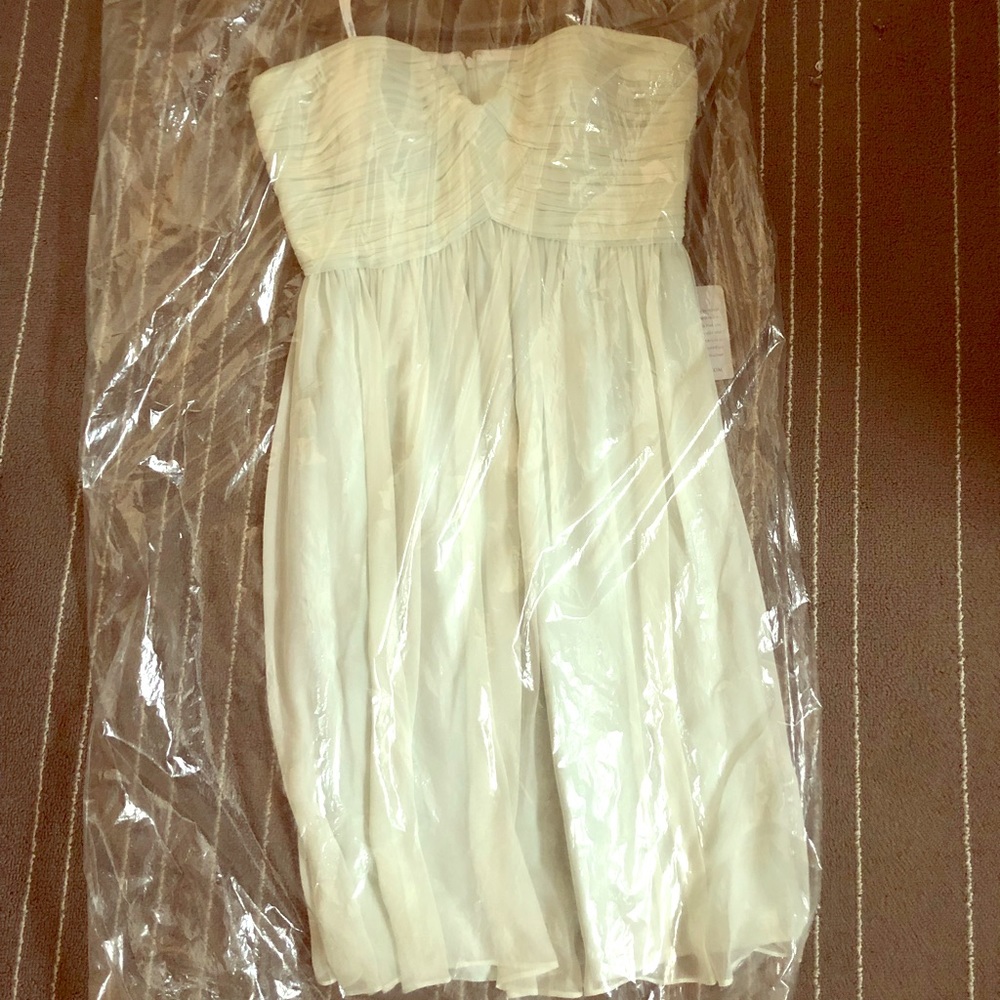 Donna Morgan bridesmaid dress.